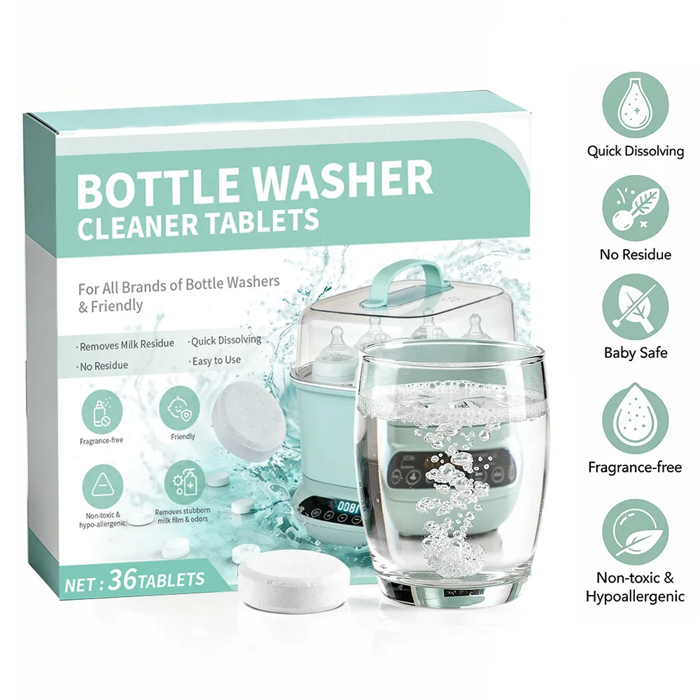 Zwitsal Baby Products - Tablet Pembersih Kerak Botol Bayi, Penghilang