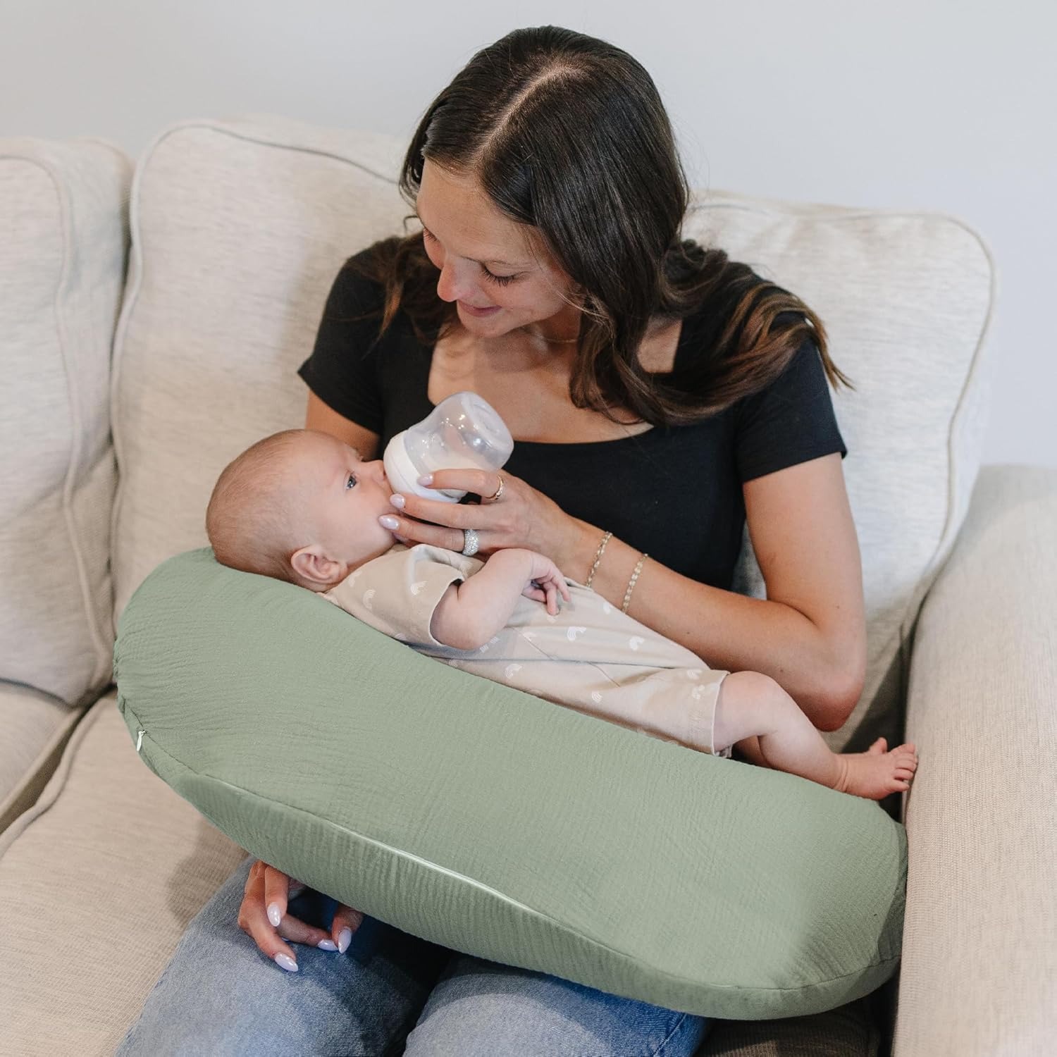 2PCS/set Sarung Bantal Menyusu - Nursing Pillow Breastfeeding ulasan dan harga