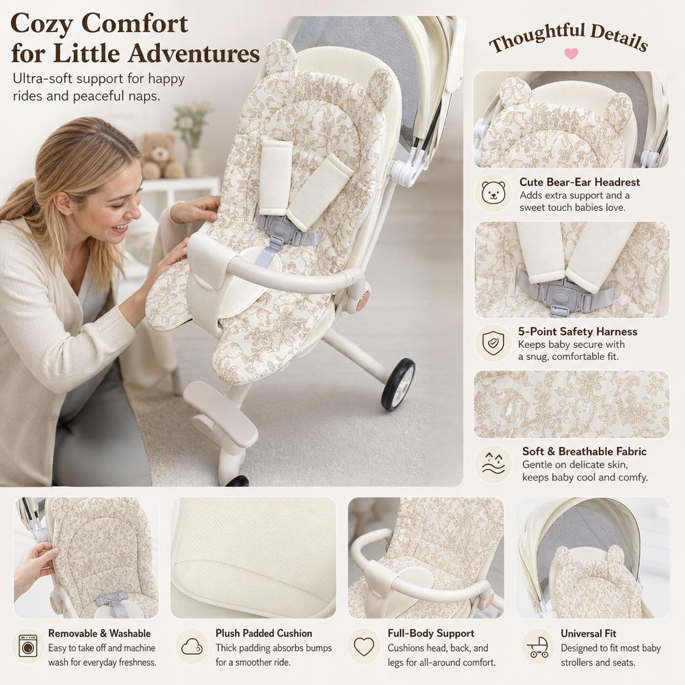 Bantalan Kursi Kereta Dorong B - Infant Car Seat Cover ulasan dan harga